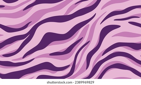 Versatile Hot Pink Vector Zebra Print in Multicolor: Ideal for Animal-Themed Backgrounds and Bold Visual Presentations