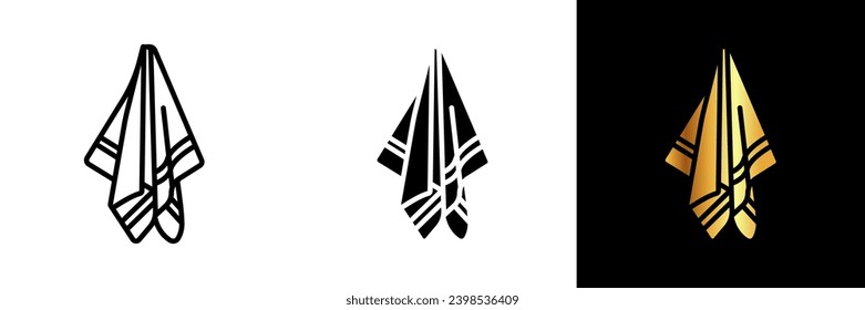 A versatile hygiene icon representing a towel, epitomizing cleanliness, comfort, and an essential accessory for drying off and maintaining personal hygiene after bathing or washing.