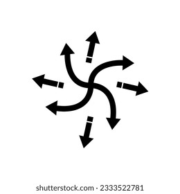 Versatisches Symbol, Zeilenzeichen - Vektorgrafik