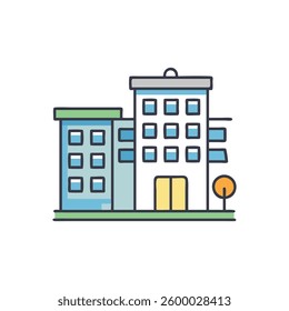 A versatile icon representing residential buildings.