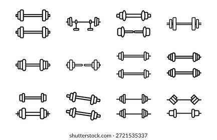 Vielseitiges Lifestyle-Icon-Set mit Fitness-Hanteln, Blutdruckmonitor, Kalender, Küchenutensilien, Wasserkocher, Erste-Hilfe-Kit und dekorativer Geschirr-Collage