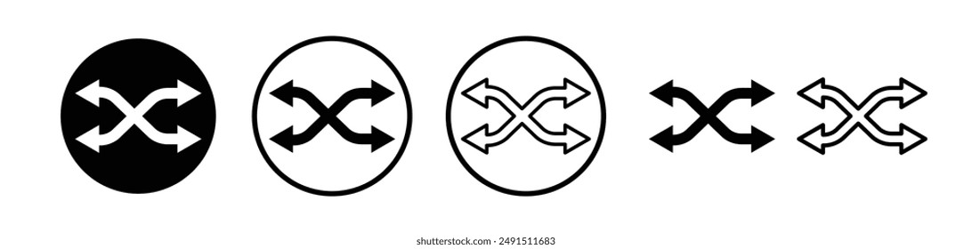 Versatile liner icon collection on white background