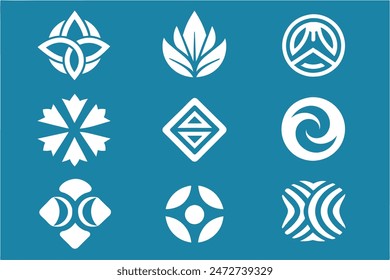 Versatile Logo Set: Modern Icon Collection