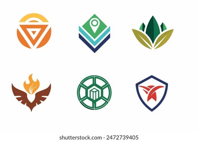 Versatile Logo Set: Modern Icon Collection