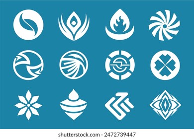 Versatile Logo Set: Modern Icon Collection