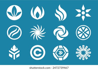 Versatile Logo Set: Modern Icon Collection