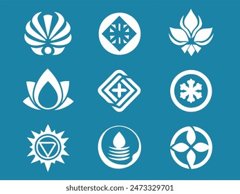 Versatile Logo Set: Modern Icon Collection