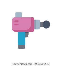 Versatile Massage Gun Icon. Design of Fitness and Gym Icons.