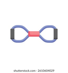 Versatile Mini Resistance Band Icon. Design of Fitness and Gym Icons.