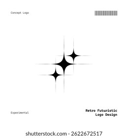 Versatile Minimalist Retro Futuristic Logo for Music, Fashion, Food, Events, and More
