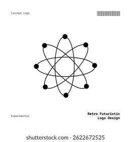 Versatile Minimalist Retro Futuristic Logo for Music, Fashion, Food, Events, and More