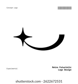 Versatile Minimalist Retro Futuristic Logo for Music, Fashion, Food, Events, and More