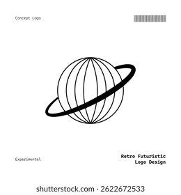 Versatile Minimalist Retro Futuristic Logo for Music, Fashion, Food, Events, and More