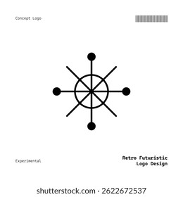 Versatile Minimalist Retro Futuristic Logo for Music, Fashion, Food, Events, and More