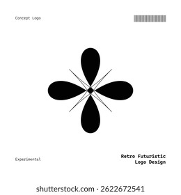 Versatile Minimalist Retro Futuristic Logo for Music, Fashion, Food, Events, and More