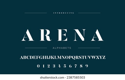 Versatile modern alphabet, rounded bauhaus typeface, minimalistic sans serif font for business logo, clean headline, sleek typography. Vector typographic design