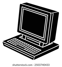 Versatile PC Vector Illustration: Ideal for Technology and Computer Designs