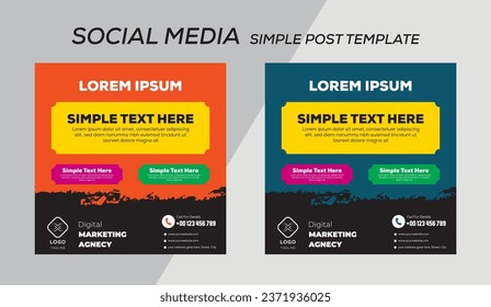 Versatile post template for various content styles and purposes