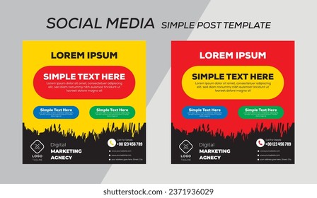 Versatile post template for various content styles and purposes