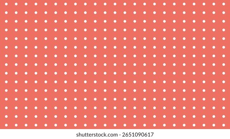 Padrão de bolinhas vermelho e branco versátil. Ideal para moda, crianças, celebração e temas vintage.
