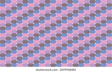 A versatile rounded square seamless pattern ideal for wallpaper, textile design, packaging, and digital backgrounds. Its modern geometric style adds a clean and professional touch to any project.