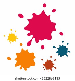  A versatile set of isolated splashes, blots, and stains in vector format. Perfect for adding artistic flair to designs, posters, backgrounds, and creative digital projects.