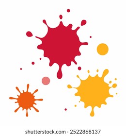  A versatile set of isolated splashes, blots, and stains in vector format. Perfect for adding artistic flair to designs, posters, backgrounds, and creative digital projects.