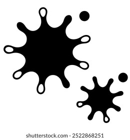  A versatile set of isolated splashes, blots, and stains in vector format. Perfect for adding artistic flair to designs, posters, backgrounds, and creative digital projects.