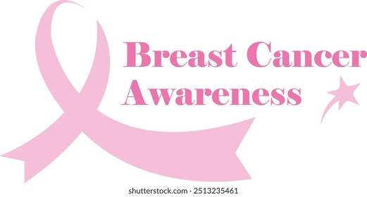 A versatile, smooth, and clean Breast Cancer Awareness Day design with an emotional touch, perfect for women’s logos, posters, t-shirts, and other graphic projects
