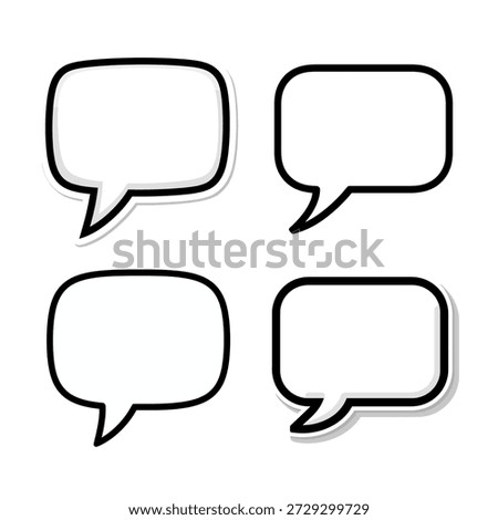 Versatile Speech Bubbles for Communication Design