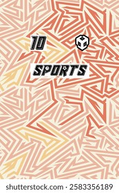 Versatile Sports Jersey Digital Download Soccer Basketball Football Esports Modern Style Futuristic Trendy Colorful Abstract Pattern