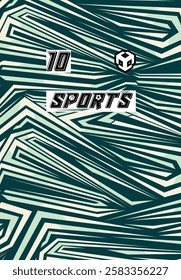 Versatile Sports Jersey Digital Download Soccer Basketball Football Esports Modern Style Futuristic Trendy Colorful Abstract Pattern