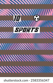 Versatile Sports Jersey Digital Download Soccer Basketball Football Esports Modern Style Futuristic Trendy Colorful Abstract Pattern