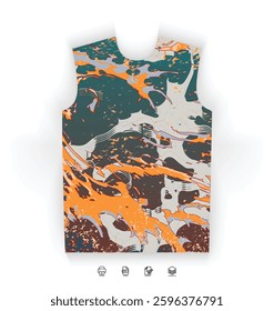 Versatile Sports Jersey Digital Download Soccer Basketball Football Esports Modern Style Futuristic Trendy Colorful Abstract Pattern