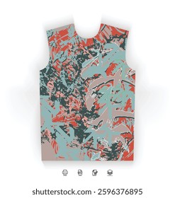 Versatile Sports Jersey Digital Download Soccer Basketball Football Esports Modern Style Futuristic Trendy Colorful Abstract Pattern