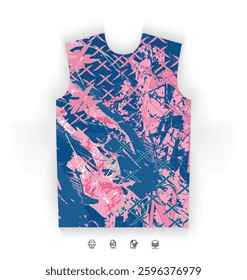 Versatile Sports Jersey Digital Download Soccer Basketball Football Esports Modern Style Futuristic Trendy Colorful Abstract Pattern