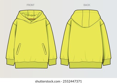 Una colección CAD versátil de sudadera con diseños únicos: estilos extragrandes, recortados, con cremallera, con capucha y cuello redondo con detalles intrincados como estampados llamativos, bloques de colores y detalles texturizados