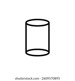 Versatile tube icon, ideal for packaging, cosmetics, and healthcare-related designs.