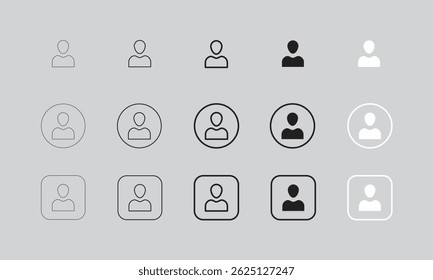  Versatile User Profile Icon Set Designs