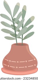 Versatile Vector Clipart: Pot Plant, Greenery, Leafy Illustration, Botanical Graphic" - Discover this versatile collection of vector clipart featuring a captivating pot plant. With its vibrant greener