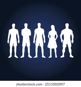A versatile vector design featuring stylized people, ideal for use in infographics, social media, and various professional or educational materials.