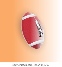 A versatile vector graphic of an American football, suitable for various design projects including logos, flyers, and merchandise.