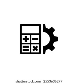 Versatile vector icons representing finance and settings, perfect for web and app interfaces.