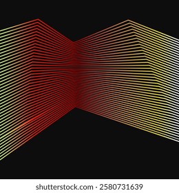 A versatile vector illustration of abstract wavy lines, perfect for creating dynamic and modern designs. This high-quality vector can be easily scaled and customized to fit your project needs.