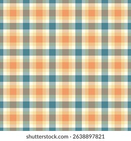 Versatile vector plaid fabric pattern, ideal for fashion designers and DIY creators. High-quality seamless tartan design for many uses.