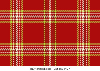 Versatile vector tartan pattern for fabric, perfect for fashion designers and DIY projects. High-quality, seamless design.