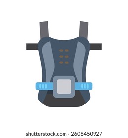 Versatile Weighted Training Harness Icon. Design of Fitness and Gym Icons.