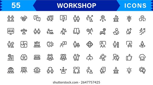 Versatile Workshop Icon Collection - Perfect for Crafting, Carpentry, and DIY-Themed Designs