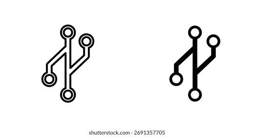 Version control icon Simple vector illustration for graphic and web design.