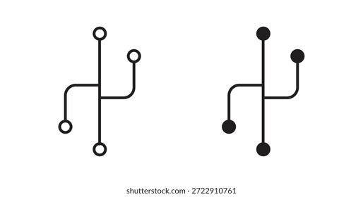 Version control icon for web and app. vector illustration eps